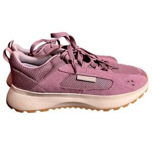Under Armour Purple 10 Mesh Suede Athletic Running Shoes Chunky Comfort